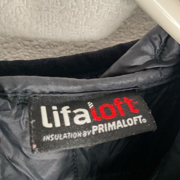 Helly Hansen Parka Womens Large Black Quilted‎ Insulated Hooded zip Puffer Coat - Picture 5 of 10